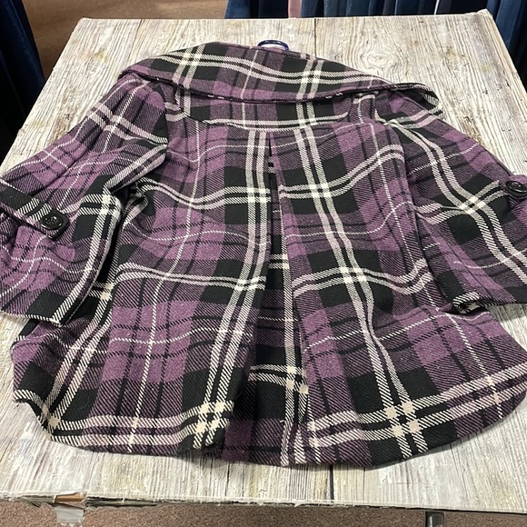 Plaid pea coat - Picture 5 of 7
